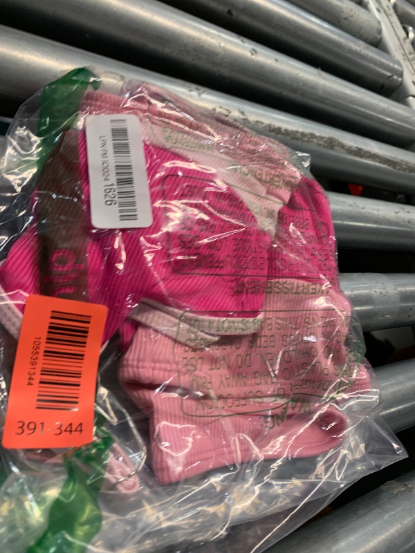 Photo 1 of (USED/FAIR) (BAGGED) (5-14) Haloumoning Girls Swimsuits Bikini Set Adjustable Straps Two Piece Color Block Girls' Swimwear with Chest Pad 5-14 Years