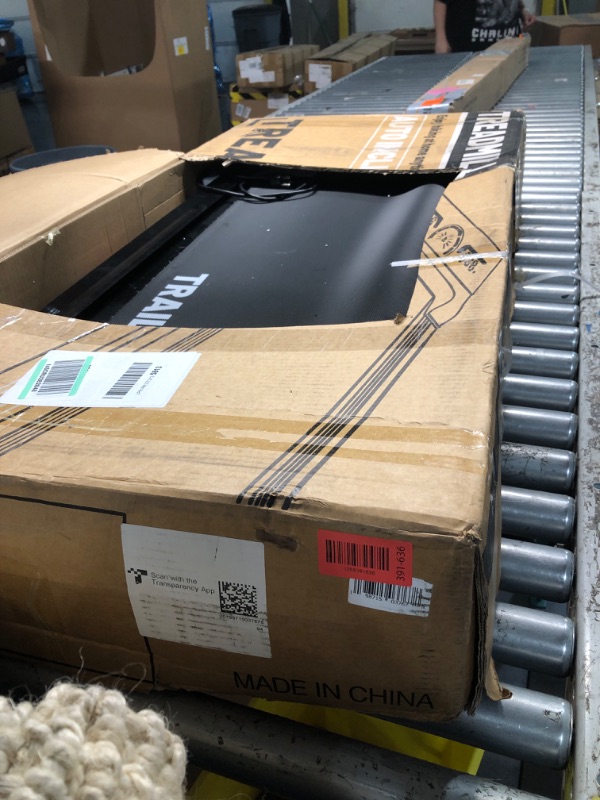 Photo 1 of ***FACTORY SEALED***Walking Pad Treadmill with 12% 9-Level Auto Incline, 450 lbs Capacity RGB LED Screen, Bluetooth Speaker Under Desk Treadmill, Compact Treadmills for Home Hiking, Black