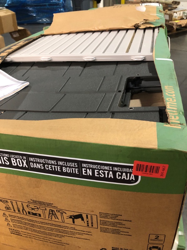 Photo 1 of ***FACTORY SEALED******TRUCK/TRAILER PICKUP ONLY***Lifetime 6446 Outdoor Storage Shed, 8 x 15 Foot, Desert Sand **FULL SET**