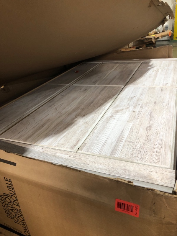 Photo 1 of ***TRUCK/TRAILER PICKUP ONLY***Signature Design by Ashley Willowton Coastal Cottage 6 Drawer Dresser with Faux Plank Top, Whitewash
