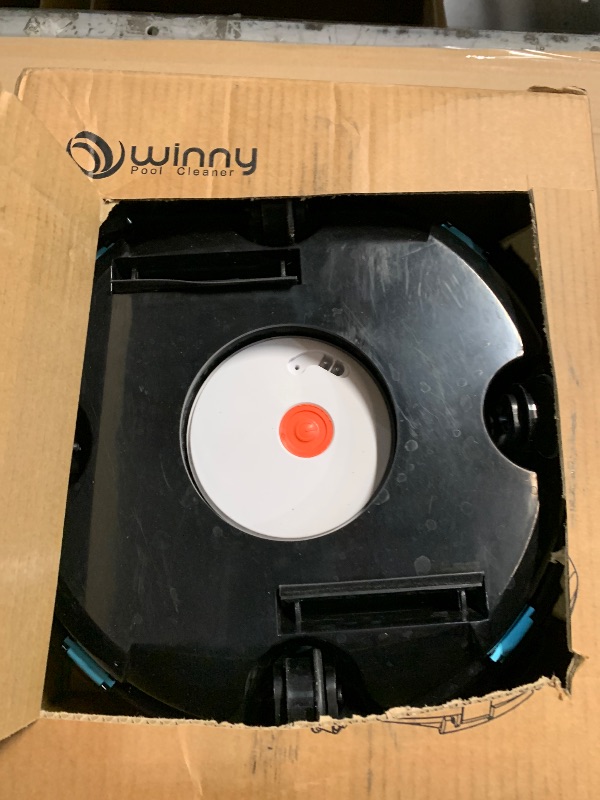 Photo 1 of (2025 Upgrade) Cordless Robotic Pool Cleaner, Lasts 80 Min, Automatic Vacuum for Above-Ground Pools up to 645 Sq.ft,Portable, Self-Parking (Light Green)