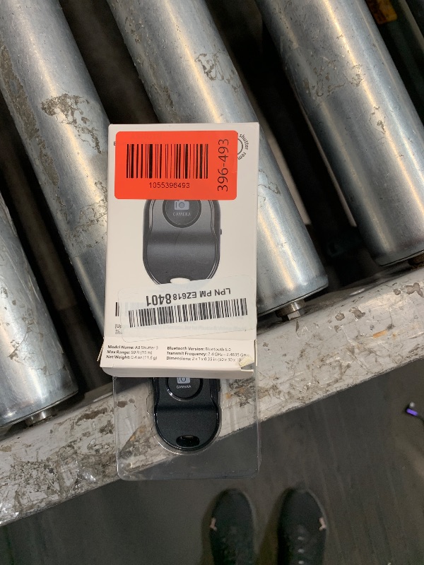 Photo 1 of [Upgraded] Bluetooth 5.0 Remote Shutter for iPhone & Android Camera Wireless Remote Control Selfie Button for iPad iPod Tablet, HD Selfie Clicker for Photos & Videos (Black)