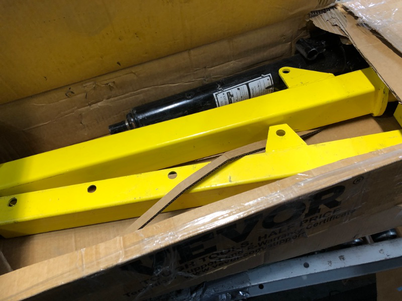 Photo 1 of (incomplete)(parts only) 8 ton Engine Hoist Cherry Picker with 8 ton Hydraulic Pump -5500 lbs Heavy Duty Engine Crane 60.6x37x56.2