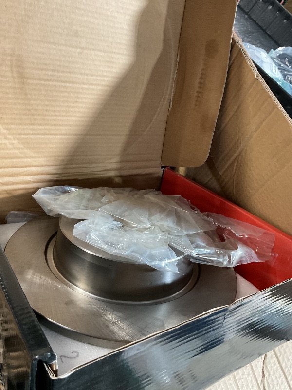 Photo 1 of ***PARTS ONLY**A-Premium 11.02 inch (280mm) Rear Solid Disc Brake Rotors + Ceramic Pads Kit Compatible with Select Ford Models - C-Max CMax 2013-2018, Escape 2013-2016, Transit Connect 2014-2018, 6-PC Set