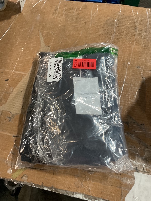 Photo 1 of (SEE NOTES) ****STOCK PHOTO REFERENCE ONLY***Wenrine Womens Tank Maxi Dress Sleeveless Crew Neck Knit Ribbed Summer Contrast Stitch Dresses Black S