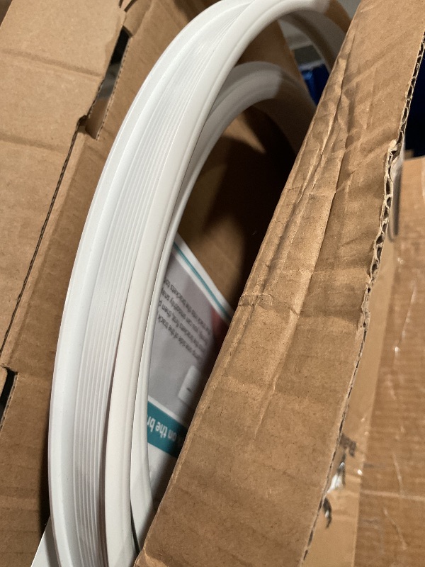 Photo 1 of ***(PARTS ONLY/MISSING PARTS/ NON FUNCTIONAL)***TOKPLNU Ceiling Curtain Track Flexible Bendable Curtain Track Wall Mount Curved 10Ft Ceiling Track for Curtains Rail Track Set System for Bay Window Room Divider RV