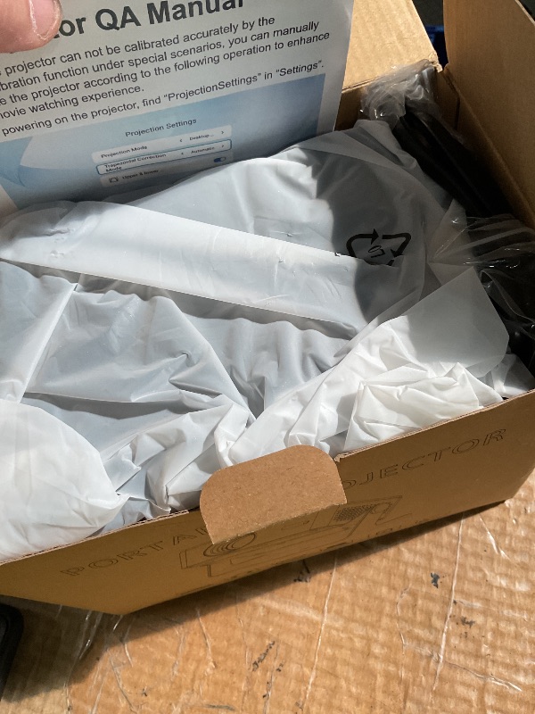 Photo 1 of [4K Support & Auto Focus] Projector with WiFi and Bluetooth, 4K 1080P Native Projector Keystone&Zoom, 20W Speaker, 180°Adjustable Portable Projector for Phone, Laptop, Bedroom, Outdoor