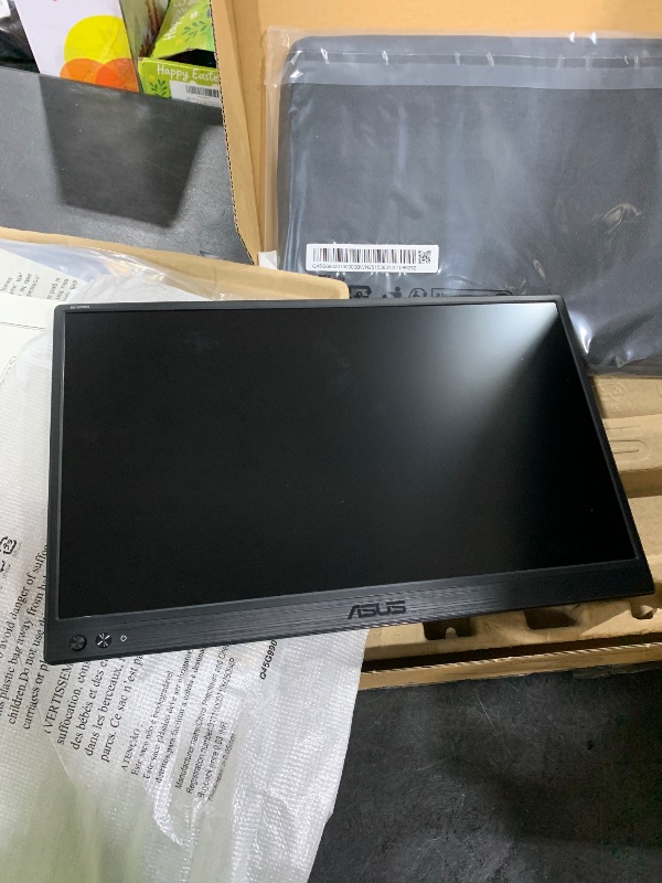 Photo 1 of ASUS ZenScreen 16” Portable USB Monitor (MB169CK) - Full HD, IPS, Dual USB-C, Mini-HDMI, Eye Care, Flicker Free, Blue Light Filter, Anti-Glare Surface, 360° Kickstand, 3 yr Warranty