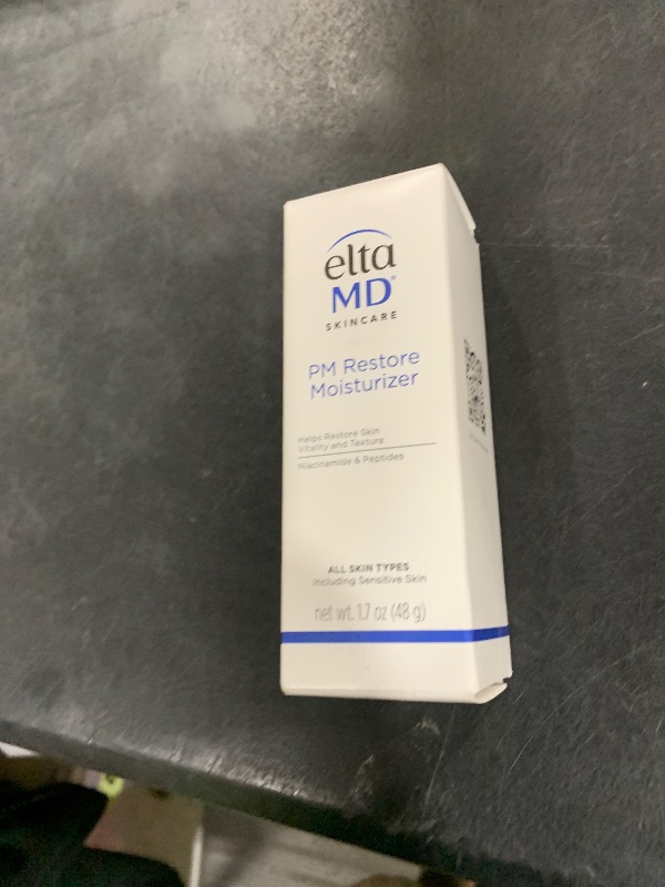Photo 1 of EltaMD PM Restore Face Moisturizer, Night Moisturizer for Face, Facial Cream Safe For All Skin Types, 1.7 oz Pump
