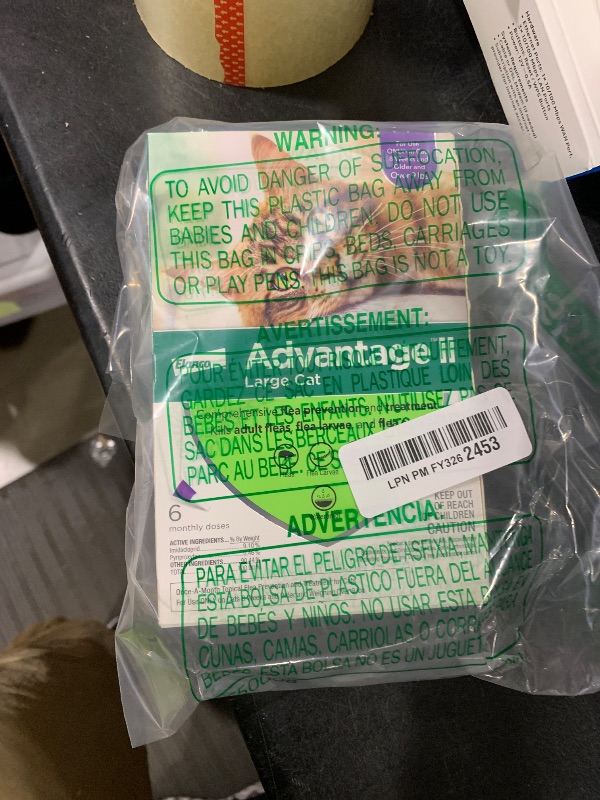 Photo 1 of Advantage II Large Cat Vet-Recommended Flea Treatment & Prevention | Cats Over 9 lbs. | 6-Month Supply