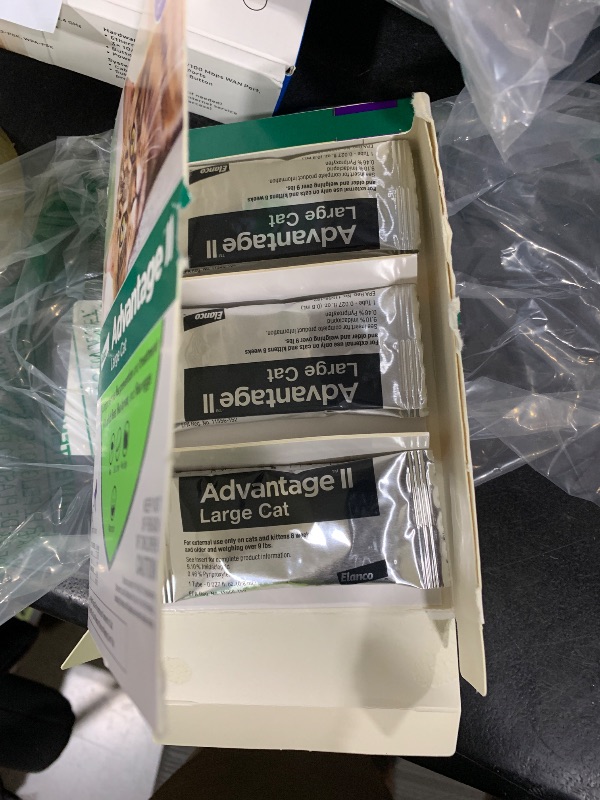 Photo 1 of Advantage II Large Cat Vet-Recommended Flea Treatment & Prevention | Cats Over 9 lbs. | 6-Month Supply