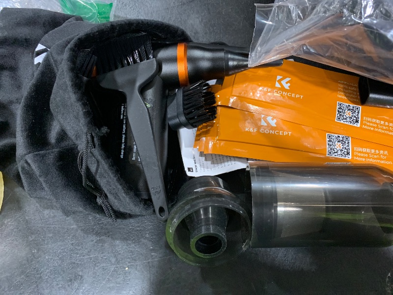 Photo 1 of K&F CONCEPT Electric Compressed Air Duster|300000RPM Vacuum Cleaner|3 Gear Adjustable|Super Wind Power| Rechargeable Brushless Motor|for Deep Computer Clean, Keyboard, Car, Home,Outdoor