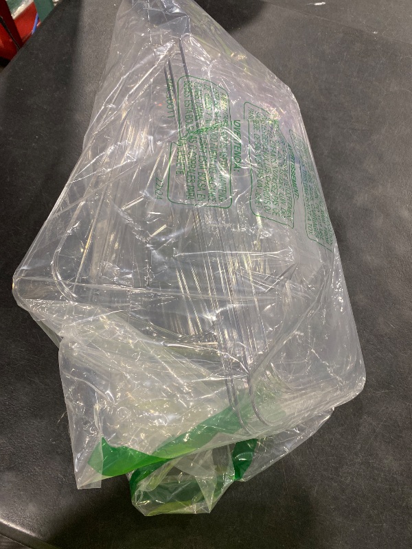 Photo 1 of 10 Pcs 1/3 Size Clear Food Pan Lids Polycarbonate Universal Handled Hotel Pan Cover Table Catering Plastic Food Pan Lid with Handle Restaurant Commercial Pan Covers for Food Fruits Vegetables