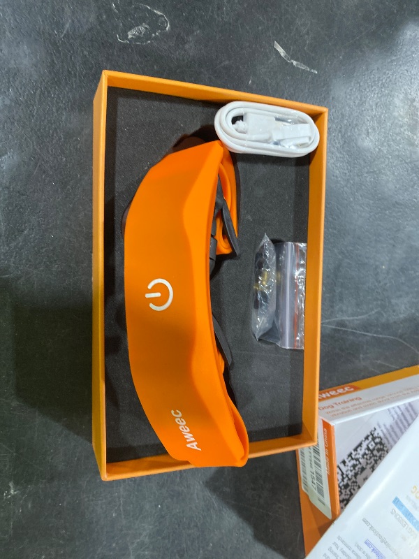 Photo 1 of GPS Electric Dog Fence with Free App, Wireless Fence System with Training Collar, Portable for Outdoor Use, Rechargeable Waterproof Flexiable Collar, Adjustable of Dogs (Orange)