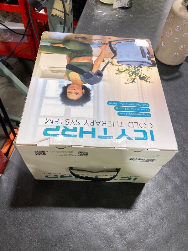 Photo 1 of ICYTHRP Cold Therapy Machine with Programmable Timer, Portable Ice Machine for Shoulder After Surgery, Shoulder Replacement Recovery System, Cryotherapy Pain Relief with Compression Pad