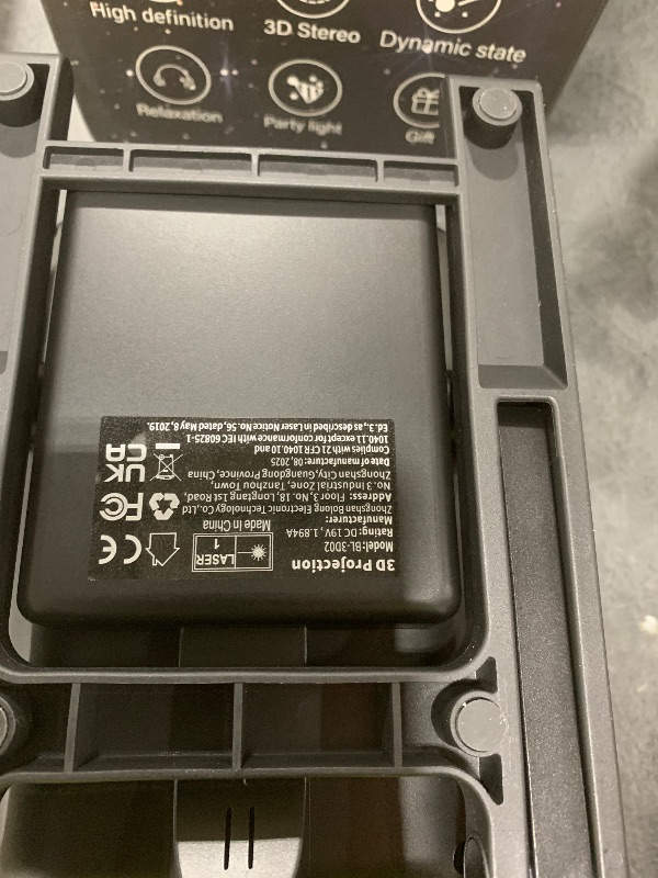 Photo 1 of AIRIVO Visual Star Projector, 3D Dynamic Projector with 60 3D Scenes, Galaxy Projector with Bluetooth Speaker, Night Light Projector for Room Decor, Ideal Gift for Kids, Adults, Valentine's Day