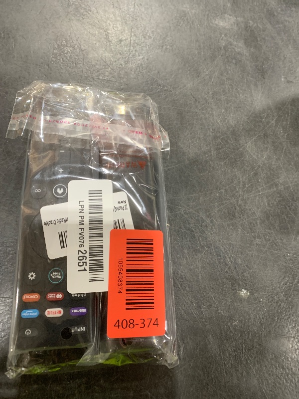 Photo 1 of [2 Packs] Universal Vizio Remote XRT260 ?No Voice ?Fit for All VIZIO Smart TV Smartcast 4K P-Series V-Series D-Series M-Series XRT136 XRT140 with Hbomax,Netflix,PrimeVideo,Plutotv,iHeartRadio,Crackle