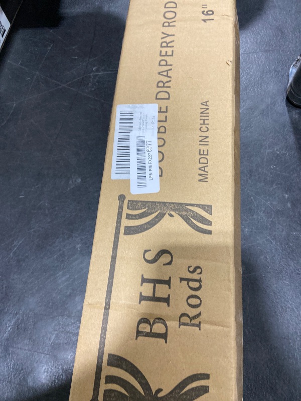 Photo 1 of 1 Inch Modern Silver Double Curtain Rod Set - Tension rods for windows 28 to 48 inchs with Octagonal Crystal Finial -BHSRODS Home Double Window Rods for Living Room & Bedroom