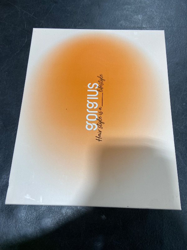 Photo 1 of GORGIUS Brown Highlight Ocean Wave Lace Front Wigs Pre Cut Glueless Side Part Closure Wig 28 Inch Synthetic Long Wig