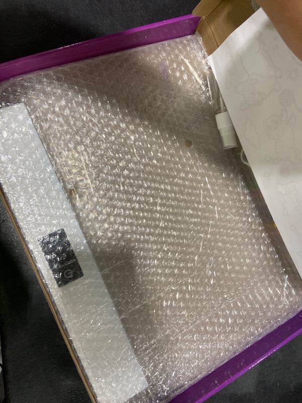 Photo 1 of TAEMVV LED Drawing Board for Kids, 16-Inch Rechargeable Light Up Dry Erase Board with 8 Colors, 3 Dynamic Modes, 6-Level Dimmer, 15H Battery, Built-in Stand & Full Kit