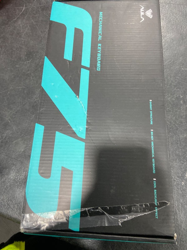 Photo 1 of AULA F75 75% Wireless Mechanical Keyboard, Hot Swappable Creamy Keyboard, Pre-lubed Reaper Switches RGB Backlit Gaming Keyboards, 2.4GHz/Type-C/BT5.0(White & Green)