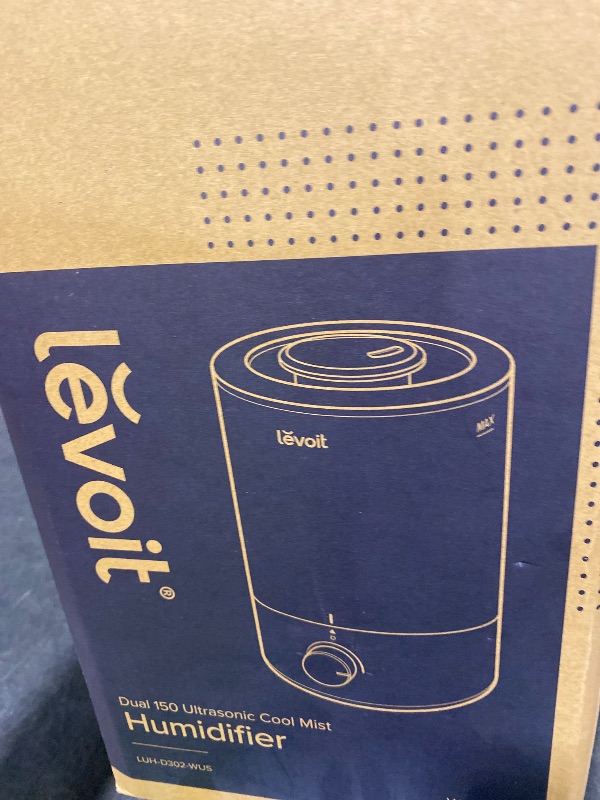Photo 1 of LEVOIT - Humidifiers for Bedroom - Quiet (3L Water Tank) - Cool Mist/Top Fill/Essential Oil Diffuser/25Watt - Home/Large Room - 360° Nozzle - Rapid Ultrasonic Humidification for Baby Nursery/Plant
