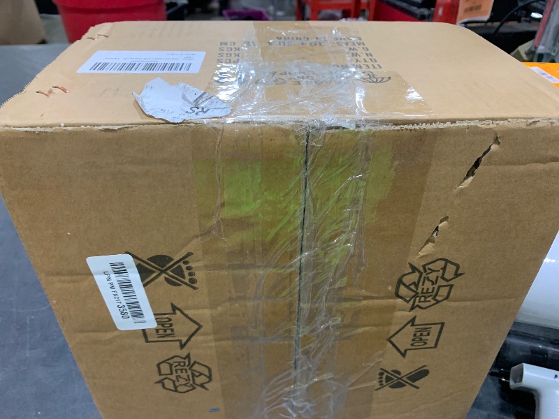 Photo 1 of WOSBO Yellow Travertine Ceiling Light, 9.8" Wabi Sabi Light Fixture with Round Stone Base & Milk Glass Lampshade, Mid Century Flush Mount Ceiling Light for Bedroom Living Room Kitchen Island Hallway