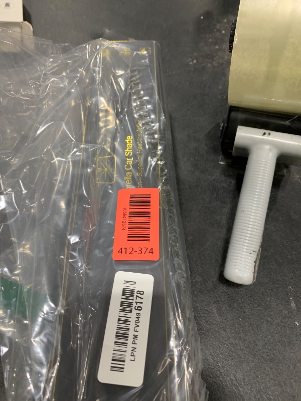 Photo 1 of [Upgraded] DooGooCoo Windshield Sun Shade Umbrella - Medium, Car Sunshade for Front Windshield [UV Block & Heat Shield], Keep Car Cooler & Protect Interior Sun Shade for car Windshield (57"x32")