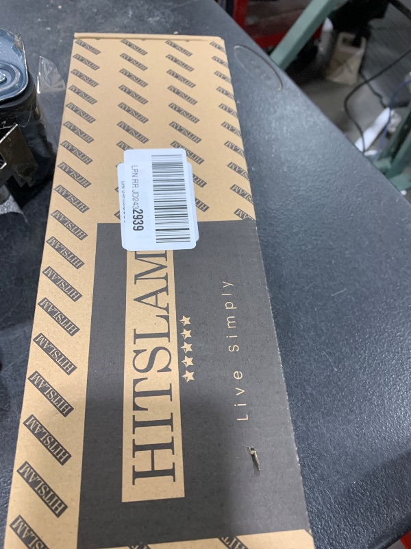 Photo 1 of HITSLAM Bath Towel Bar, 24 Inch Towel Rack for Bathroom Wall Mounted, 2-Section Easy Assembly Design, SUS304 Stainless Steel Towel Holder, Brushed Nickel