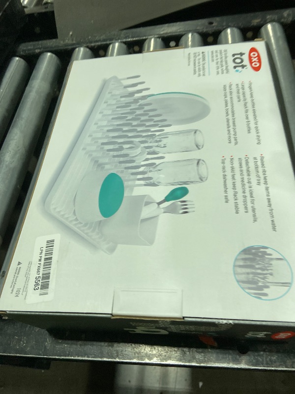 Photo 1 of OXO Tot Bottle Drying Rack, Gray