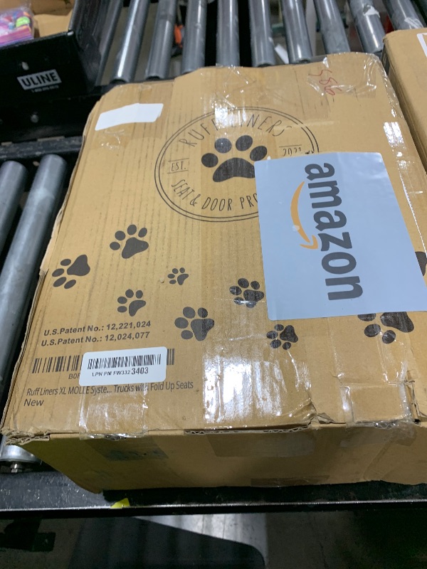 Photo 1 of XL Floor Cover with Door Protection and Tactical MOLLE System - As Seen on Shark Tank - Fits Full-Size Crew Cab Trucks with Fold Up Seats, Waterproof & Machine Washable – XL Dog Hammock for Truck