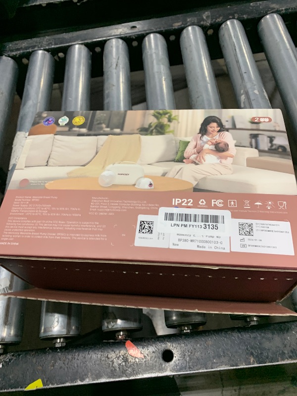 Photo 1 of Momcozy M5 Smart APP Controlled Wearable Breast Pump, Hands-Free Wireless Electric Pump, 3 Modes 9 Suction Levels, BPA-Free, Portable Lightweight, 24mm Flange, 2-Pack Cozy Red