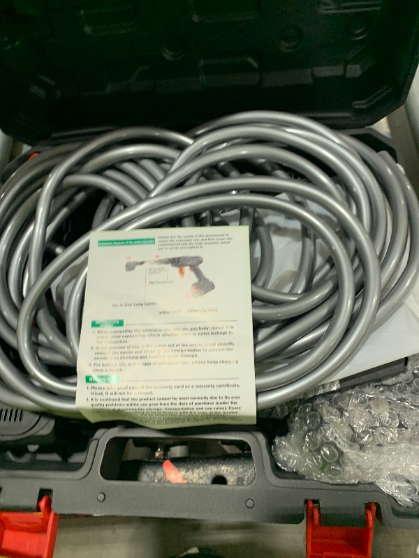 Photo 1 of Cordless Pressure Washer Orange