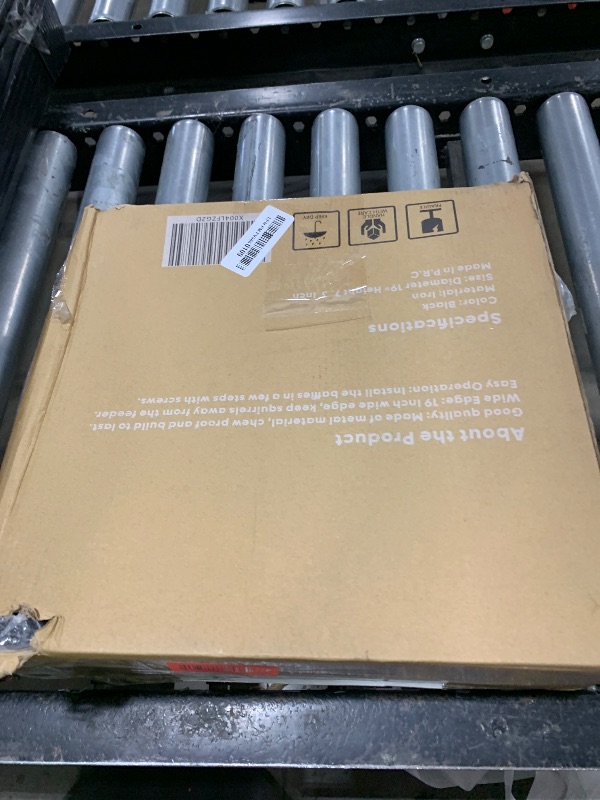 Photo 1 of 19 Inch Metal Squirrel Baffle for Bird Feeder Pole, Outdoor Squirrel Proof Bird Feeders, Bird House Guard for Shepherd’s Hook, Rust Chew Proof Heavy Duty