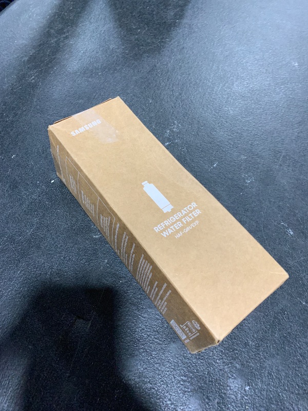 Photo 1 of Samsung HAF-QIN/EXP Genuine Refrigerator Water Filter, Reduces 99% of Harmful Contaminants for Clean, Clear Drinking Water, 6-Month Life, Easy Install, Pack of 1