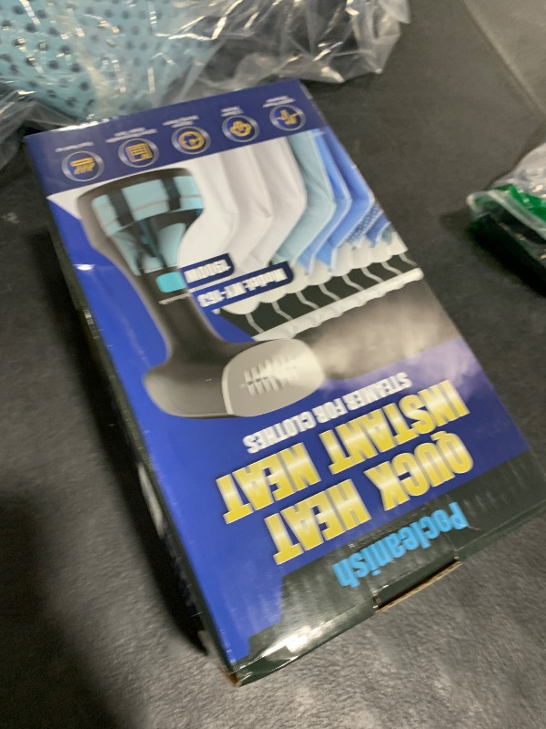 Photo 1 of Steamer for Clothes, 1900W Strong Penetrating Steam Portable Handheld Garment Steamer Clothes Steamer with 3 Steam Settings, Fabric Brush, 300ml Big Capacity, Travel Steamers Iron Safe Removes Wrinkle