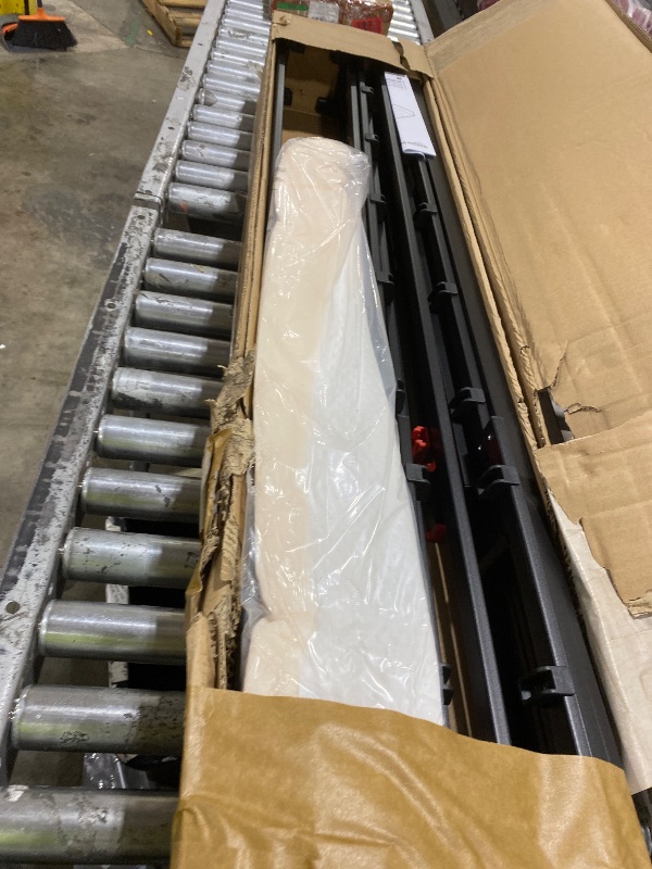 Photo 1 of Amazon Basics Smart Box Spring Bed Base, 5-Inch Height Mattress Foundation, Tool-Free Easy Assembly, King, 79" x 75.5" x 5", White