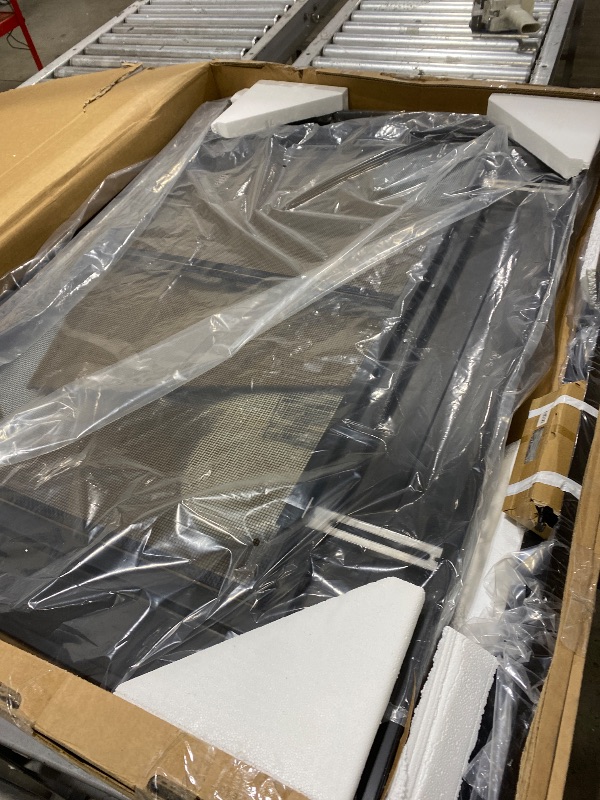 Photo 1 of Pleasant Hearth AN-1012 Fireplace Screen, Large, Black