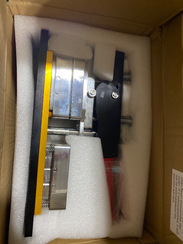 Photo 1 of 2x2inch Square Fridge Magnet Maker Machine Kit, 50 * 50mm DIY Photo Refrigerator Sticker Badge Press Machine with Paper Cutter, 200 Cardboard Magnet Materials, 100 Photo Paper
