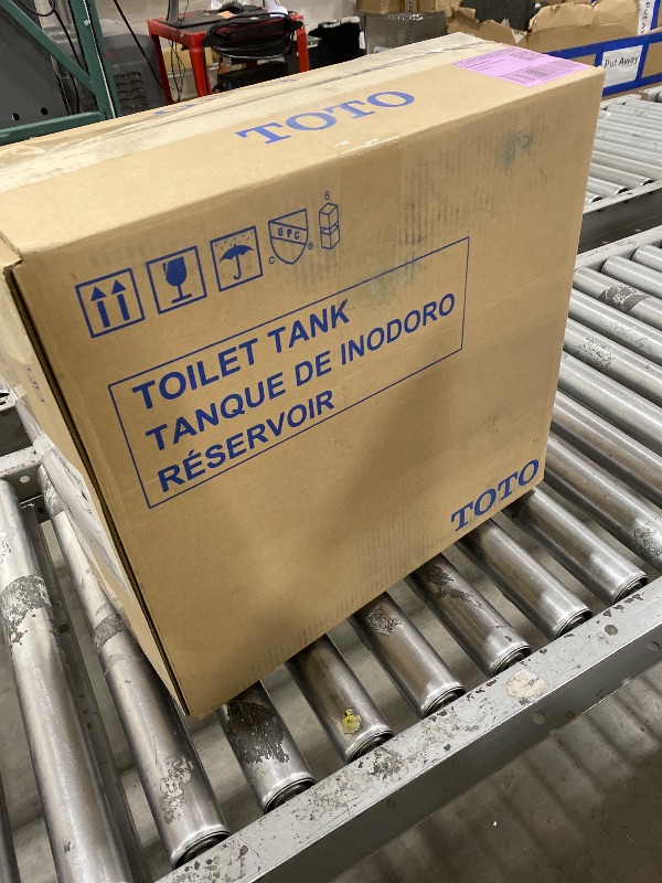 Photo 1 of TOTO Drake 1.28 GPF Toilet Tank with WASHLET+ Auto Flush Compatibility, Cotton White - ST776EA#01