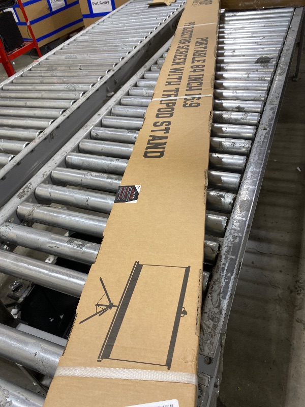 Photo 1 of PropVue Projector Screen with Stand 84" - Indoor & Outdoor Projection Screen for Movie or Office Presentation - 16:9 HD Premium Wrinkle-Free Tripod Screen for Projector with Carry Bag & Tight Strap
