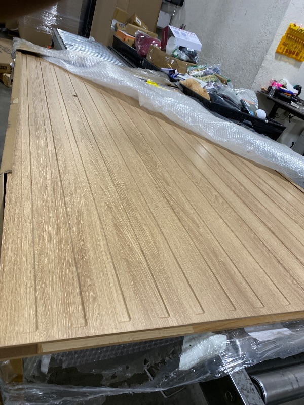 Photo 1 of JUBEST 42"x84" Concealed Sliding Barn Door with Soft Close Hardware Kit, Light Brown Hidden Door for Opening 38"-40"x80", Waterproof and Modern, Smooth Sliding, for Interior Using, Widely Used