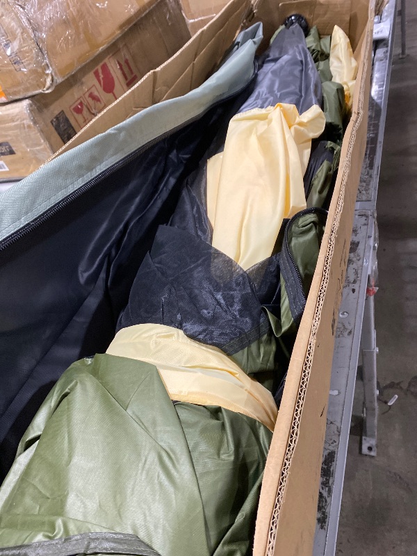 Photo 1 of VEVOR 12x12ft Pop Up Gazebo Tent with Mosquito Netting, 6 Removable Wind Panels & 2 Mesh Windows, Outdoor Canopy Shelter for Patio, Army Green