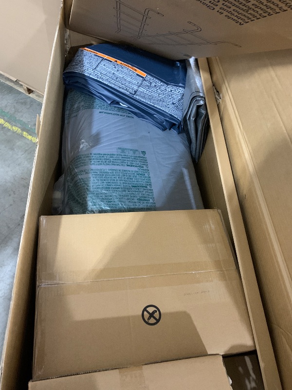 Photo 1 of INTEX 26357MZ 20ft x 10ft x 52in Ultra XTR Deluxe Rectangular Above Ground Swimming Pool Set, Includes 1500 GPH Sand Filter Pump, SuperTough Puncture Resistant, Rust Resistant, Easy to Assemble