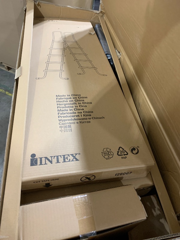 Photo 1 of INTEX 26357MZ 20ft x 10ft x 52in Ultra XTR Deluxe Rectangular Above Ground Swimming Pool Set, Includes 1500 GPH Sand Filter Pump, SuperTough Puncture Resistant, Rust Resistant, Easy to Assemble