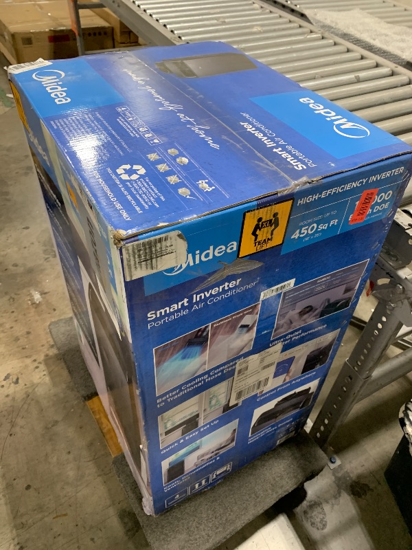 Photo 1 of Midea Duo 12,000 BTU (10,000 BTU SACC) High Efficiency Inverter, Ultra Quiet Portable Air Conditioner, Cools up to 450 Sq. Ft., Compatible with Alexa/Google Assistant, Includes Remote