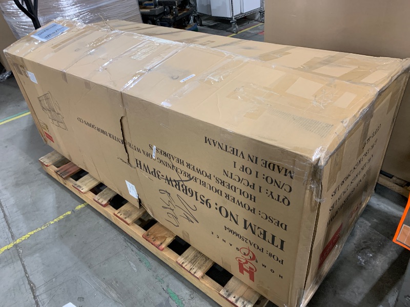 Photo 1 of Fairway Taupe Double Power Reclining Sofa