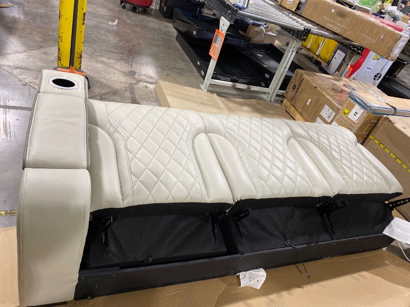 Photo 1 of Fairway Taupe Double Power Reclining Sofa