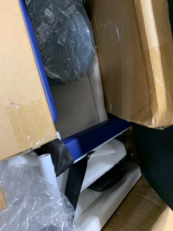 Photo 1 of 4 in 1 Hydraulic Patient Lift Transfer Chair, 180° Split Seat, 350lbs Capacity, Height Adjustable Nursing Wheelchair with Potty, Dining Table, for Elderly Disabled Home Care