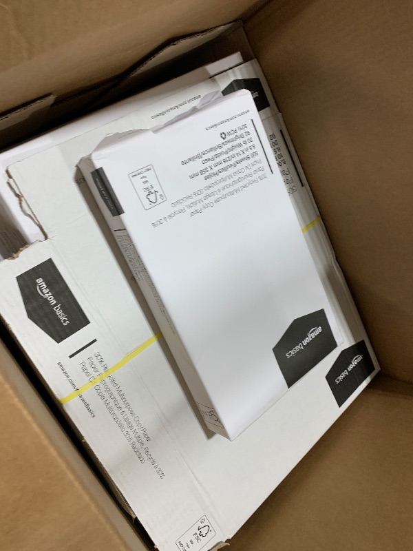 Photo 1 of *BOX DAMAGED** Amazon Basics 30% Recycled Multipurpose Copy & Print Paper, 8.5 x 14 in, 20 lb Weight, 92 Bright, White, 5000 Sheets (10 Reams)